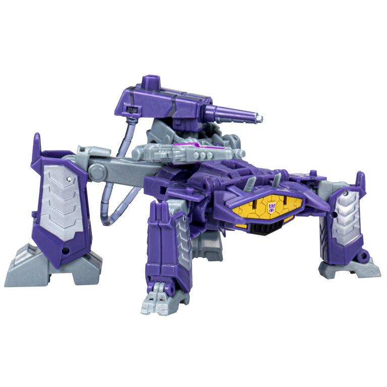 Transformers Toys EarthSpark Deluxe Class Shockwave, 5" Action Figure, Robot Toys for Kids Ages 6 and Up