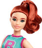 Barbie Fashionistas Poupée 232, rousse, haut en jersey