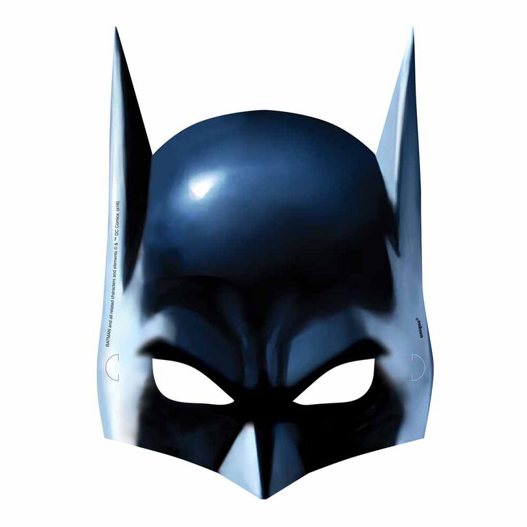 Batman Party Masks, 8 pieces