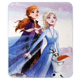 Disney Frozen Kids Fleece Throw Blanket (50x60")