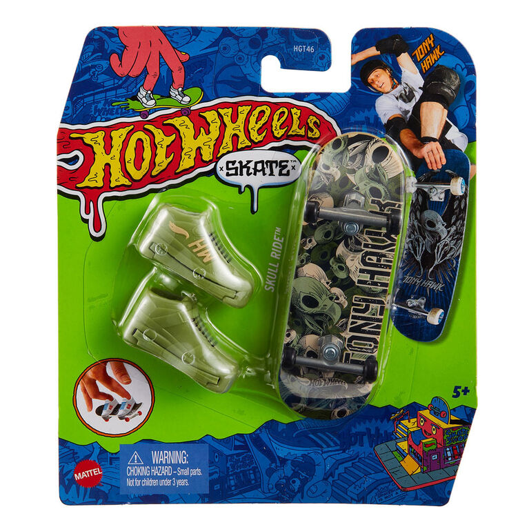 Hot Wheels Skate Tony Hawk Fingerboard & Skate Shoes - 1 per order, assortment may vary (Each sold separately, selected at Random)