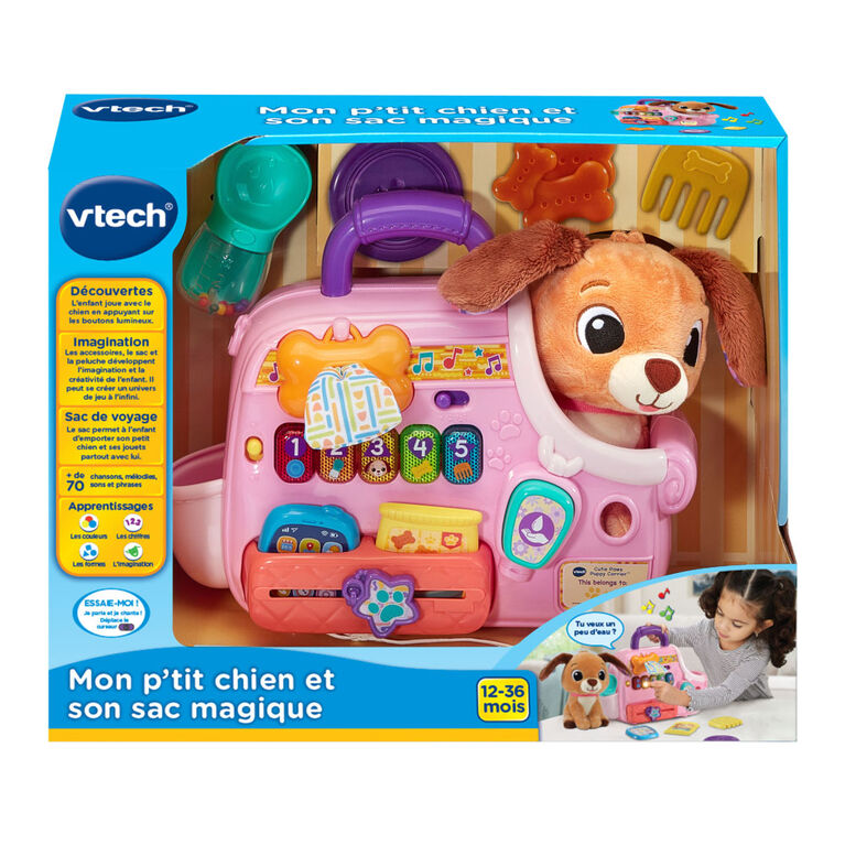 VTech Mon p'tit chien et son sac magique - Édition française