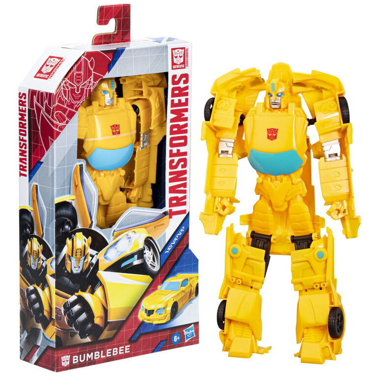 Transformers Toys Authentics Titan Changers Bumblebee Action Figure, 11-inch