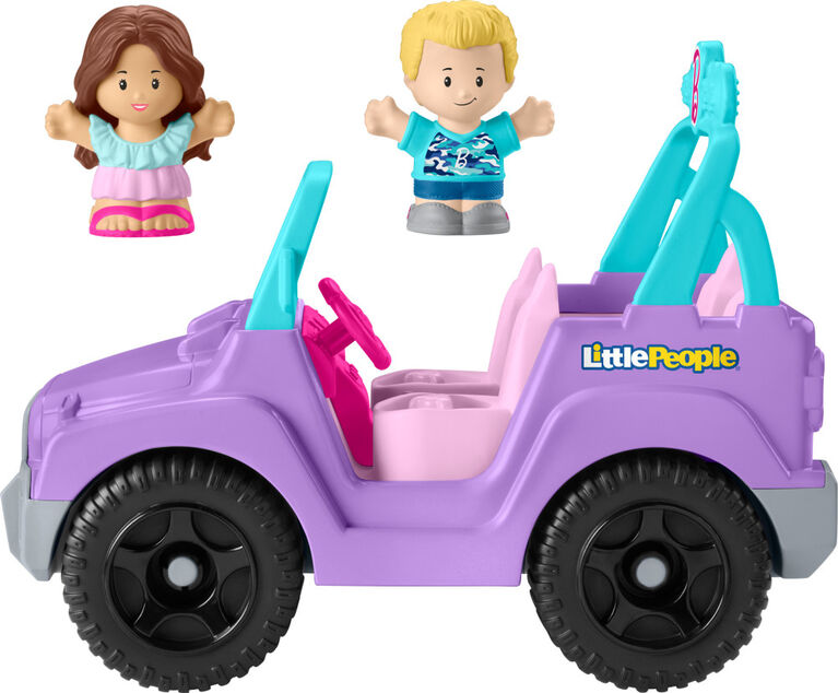 Fisher-Price Little People Barbie Convertible Vehicle and Figure Set - Sounds Only Version