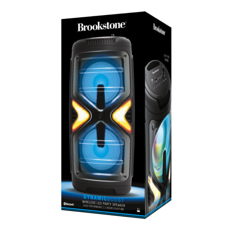 Brookstone Dynamic Boost Bluetooth Speaker - Édition anglaise