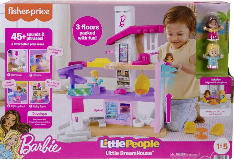 ​Petite Maison de rêve Barbie Little People de Fisher-Price - anglais et français