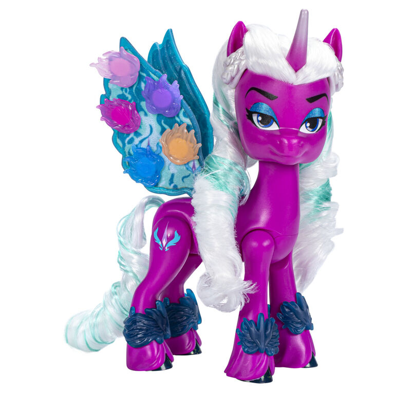 My Little Pony Dolls Opaline Arcana Wing Surprise, 5-Inch My Little Pony Toy Alicorn with Accessories