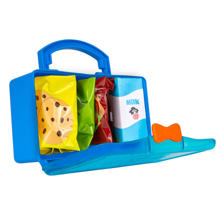 Blippi - Bo&icirc;te &agrave; lunch avec figurines myst&egrave;res de luxe de 7,6 cm - th&egrave;me de fermier