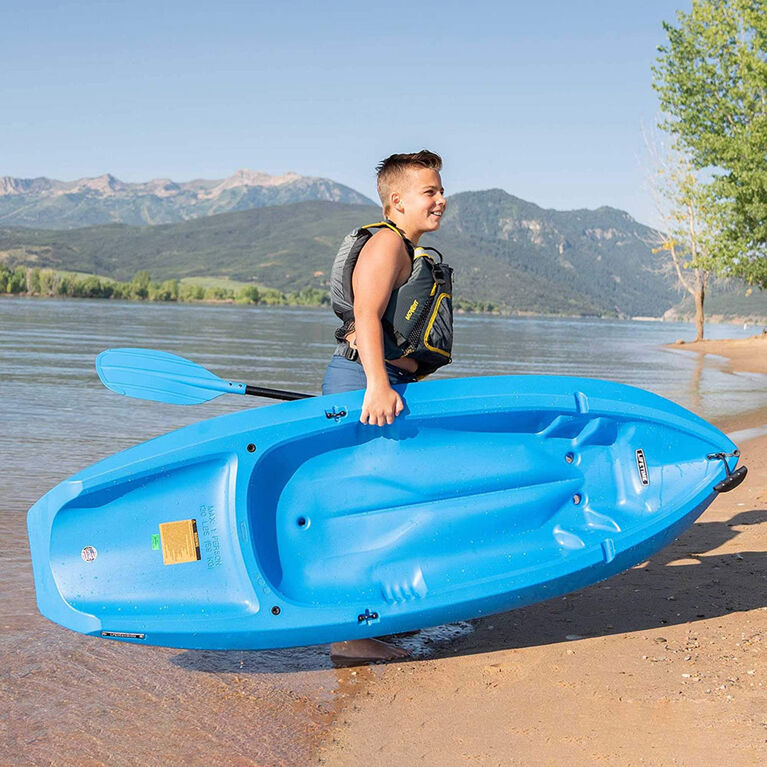 LIFETIME - Kayak Wave pour jeunes 72 po, avec pagaie, bleu