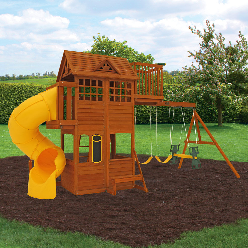 Abbeydale Clubhouse Swing Set Playset