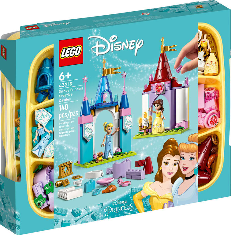 LEGO  Disney : Les châteaux créatifs Disney Princess 43219 Ensemble de jeu de construction (140 pièces)