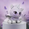 P.Lushes Designer Fashion Pets Mariah Monarch Unicorn Premium Stuffed Animal, Purple/Silver, 6"