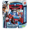 Transformers Toys EarthSpark Spin Changer Optimus Prime 8-Inch Action Figure with Robby Malto 2-Inch Figure