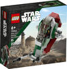 LEGO Star Wars Boba Fett's Starship Microfighter 75344 Building Toy Set (85 Pcs)