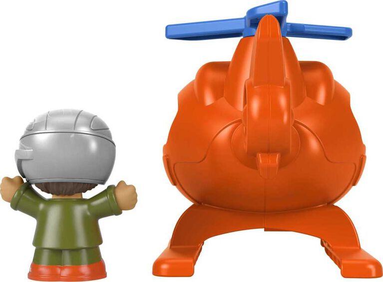 Fisher-Price Little People Hélicoptère, véhicule et figurine