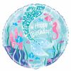Mermaid Round Foil 18" - English Edition