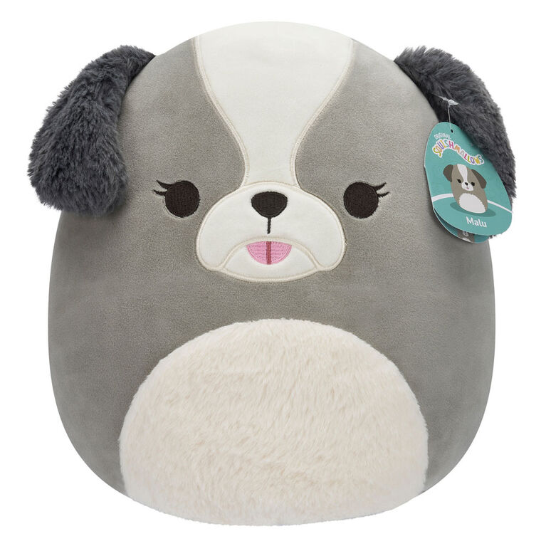 Squishmallows 12" - Malu - Grey Shih-Tzu