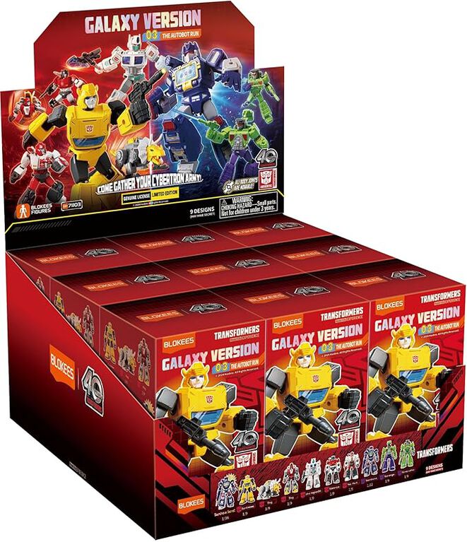 Blokees Transformers-Galaxy Version Wave 3 PDQ - English Edition