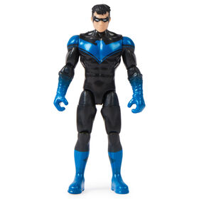 DC Comics, Figurine articulée Nightwing de 10 cm avec 3 accessoires mystère