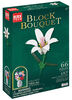 Lily White Block Bouquet 66Pc