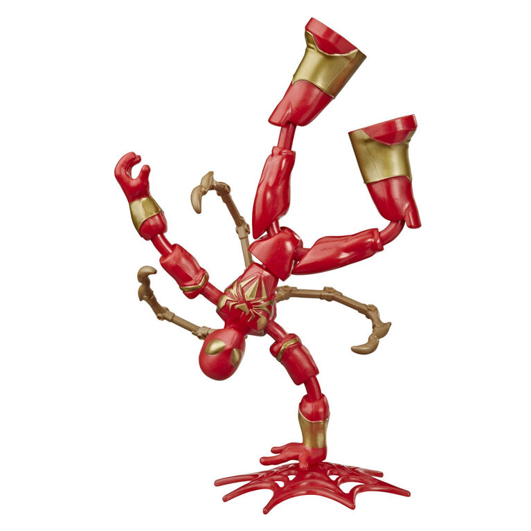 Marvel Spider-Man Bend and Flex Iron Spider Action Figure Toy