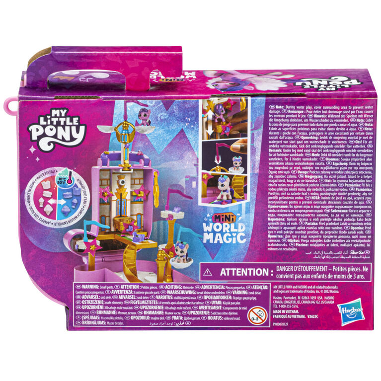 My Little Pony Mini World Magic Compact Creation Zephyr Heights Toy - Portable Playset with Princess Pipp Petals Pony