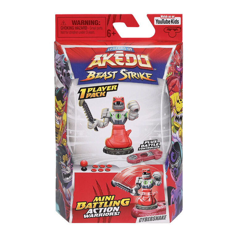 Akedo Single Pack Cyber Snake