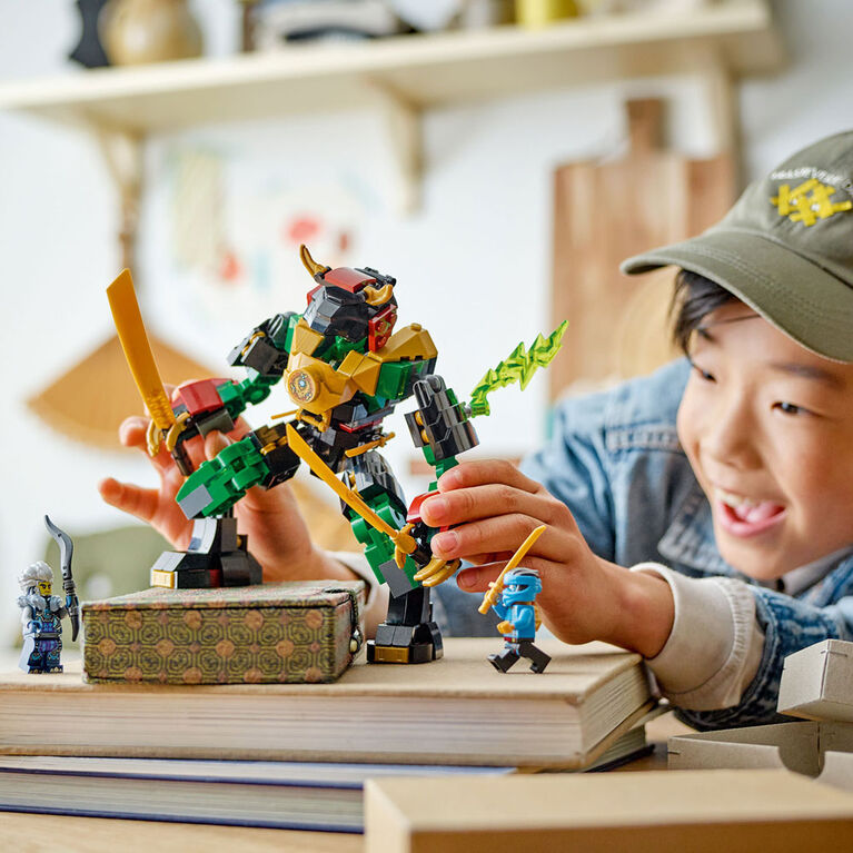 Jouet LEGO NINJAGO Le robot de pouvoir élémentaire de Lloyd 71817