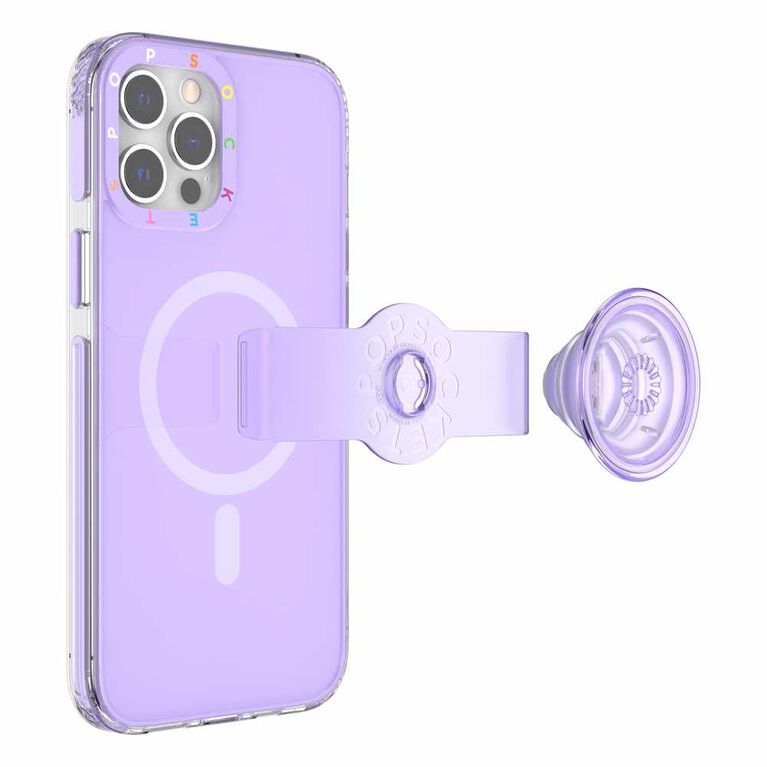 PopSockets Étui PopCase MagSafe Violet pour iPhone 12 Pro Max