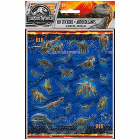 Jurassic World Feuilles d'autocollants, 4un