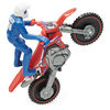 Supercross, Moto authentique de Ken Roczen en métal moulé à l'échelle 1:24 avec figurine motocycliste, pour les enfants et les collectionneurs