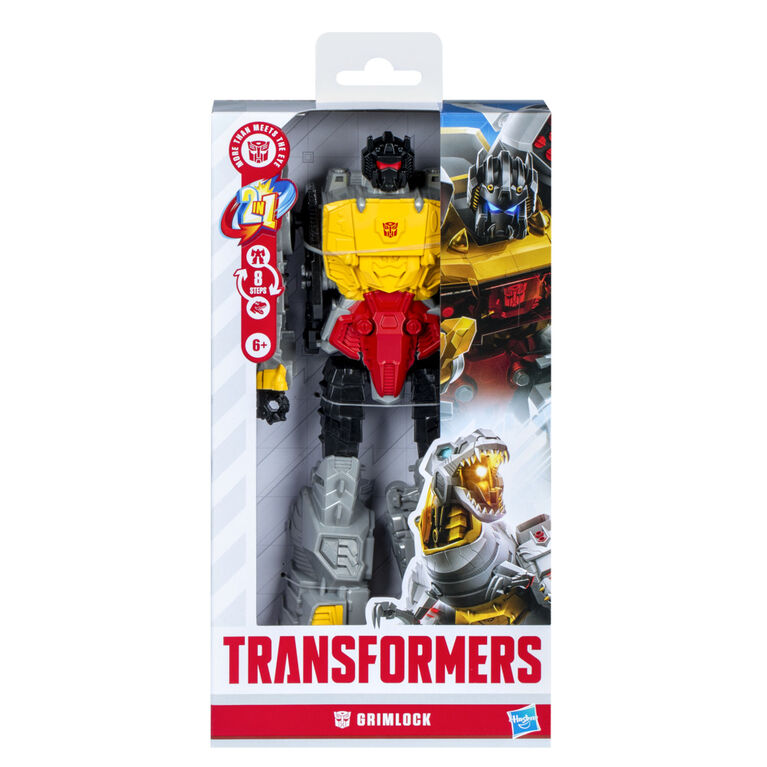 Transformers Authentics Titan Changers, figurine Grimlock, pour enfants &agrave; partir de 6 ans, 28 cm