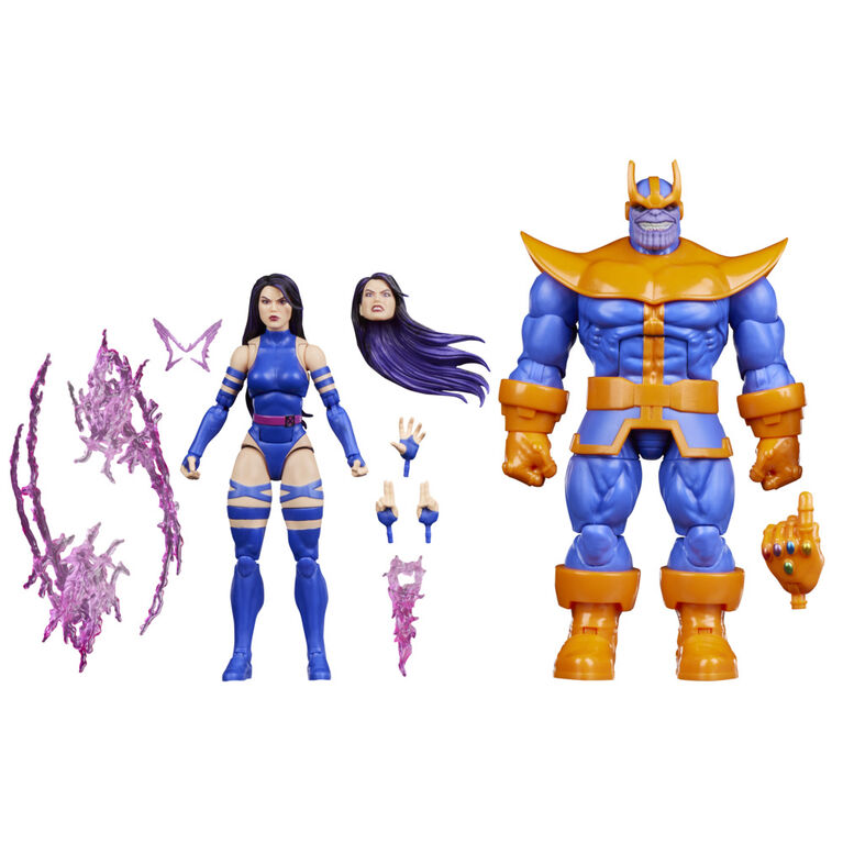 Marvel Legends Series Gamerverse Psylocke vs. Thanos Action Figure Collectibles