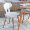 Mid-Century Kid Table/4 Chairs Set
