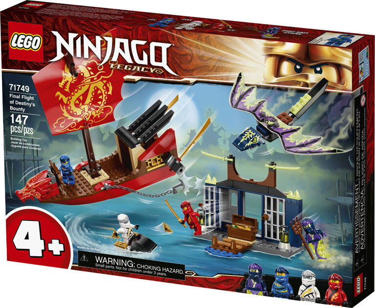 LEGO Ninjago Le vol final du QG des ninjas 71749 (147 pièces)
