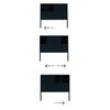 Hazen Twin Bookcase Headboard Navy Blue