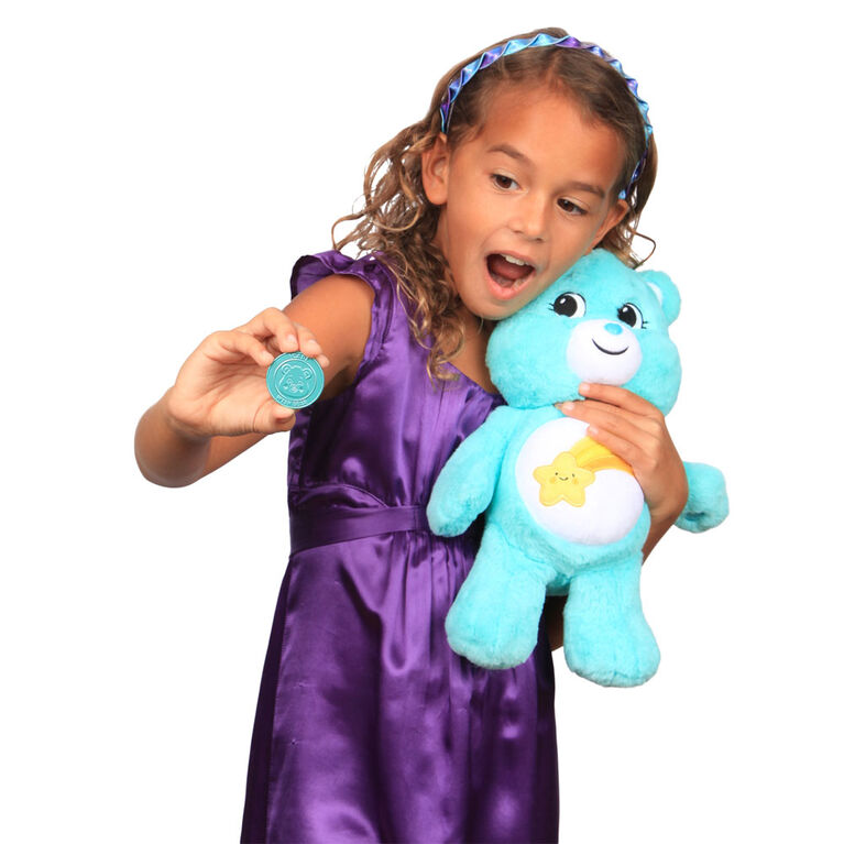 Care Bears Basic 14" Plush - Wish Bear