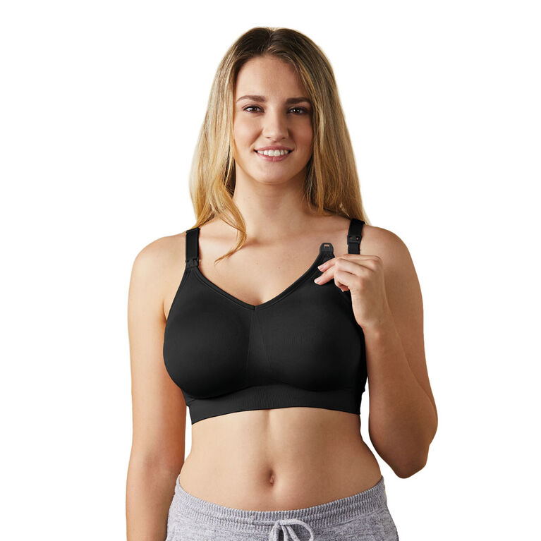 Bravado Designs Body Silk Seamless Nursing bra - Black, Large