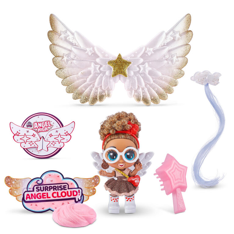 Itty Bitty Prettys Angel High Capsule Doll with 10 Surprise Accessories by ZURU - Assortment May Vary