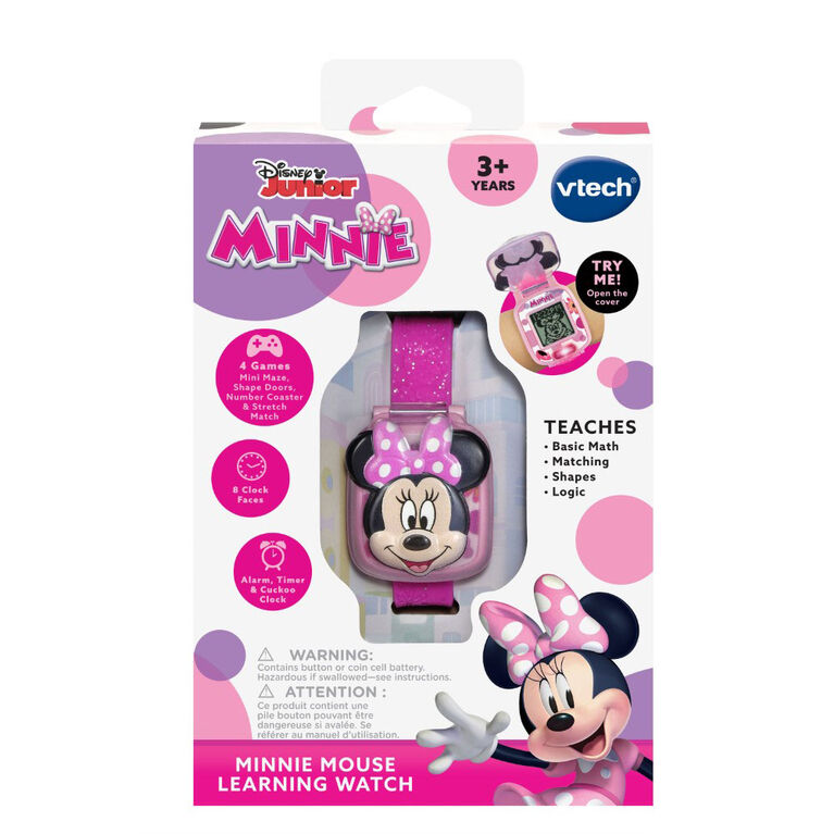 VTech Disney Junior Minnie - Minnie Mouse Learning Watch - English Edition
