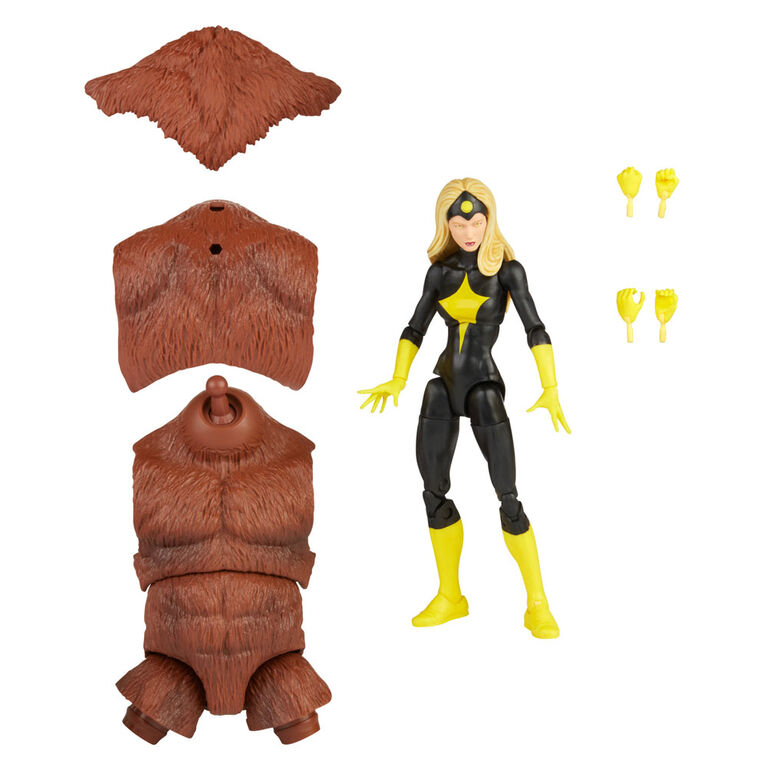 Hasbro Marvel Legends SeriesDarkstar Action Figure Includes 2 Accessories and 1 Build-A-Figure Part