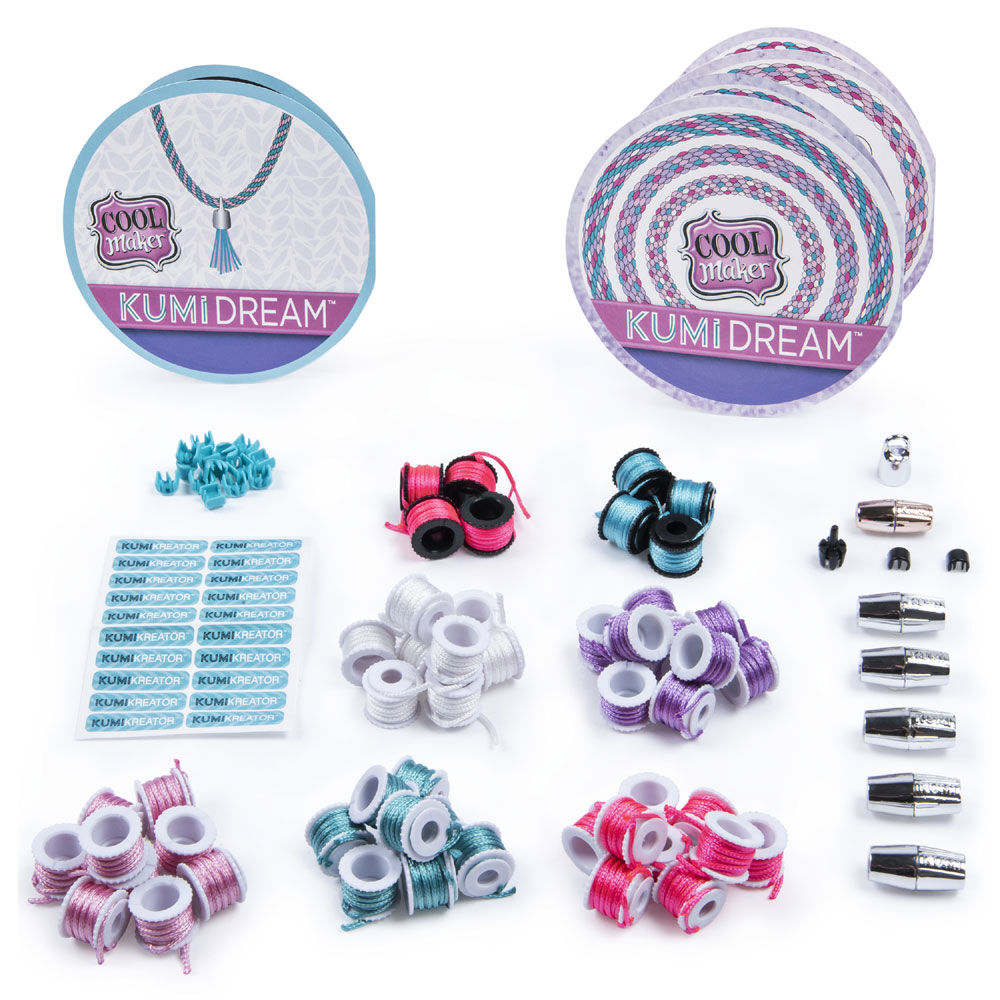 Cool Maker KumiKreator Dream Fashion Pack Refill Friendship Bracelet and Necklace Activity Kit Toys R Us Canada