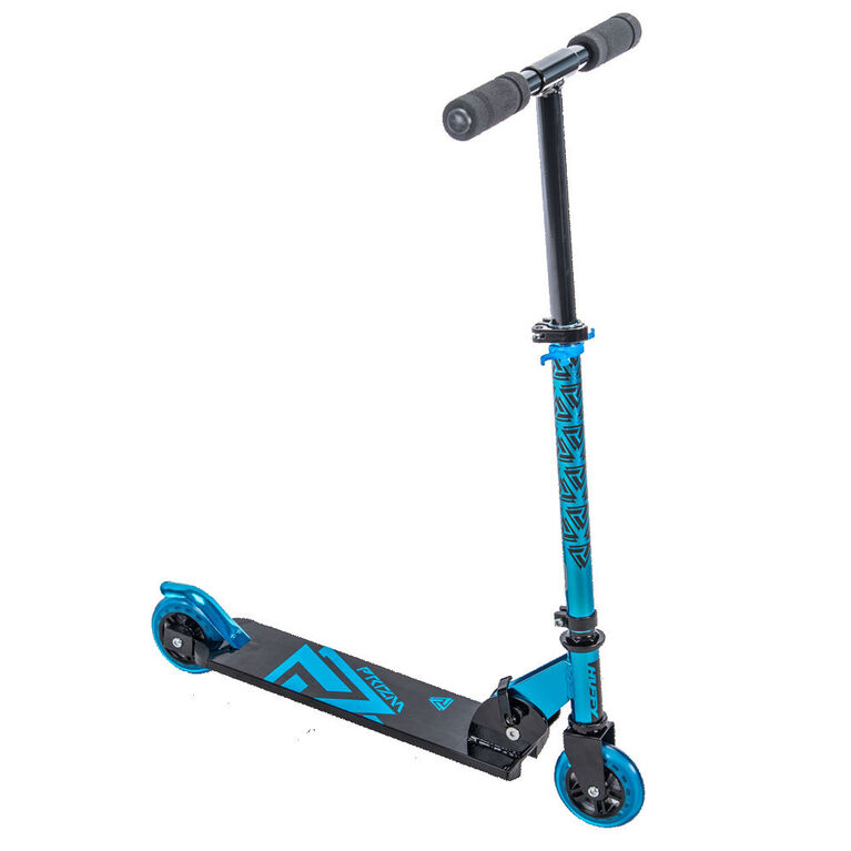 Huffy - Trottinette pliable à roues alignées de 100 mm Prizm - Bleu - Notre exclusivité