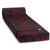 ComfyKids Chaise dépliante - Noir er Rouge