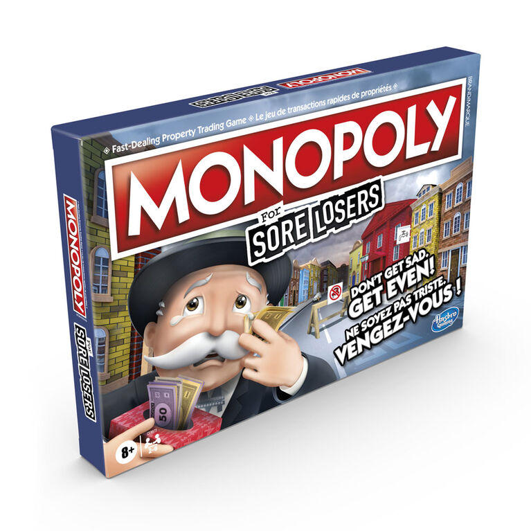 Monopoly For Sore Losers Board Game, The Game Where it Pays To Lose