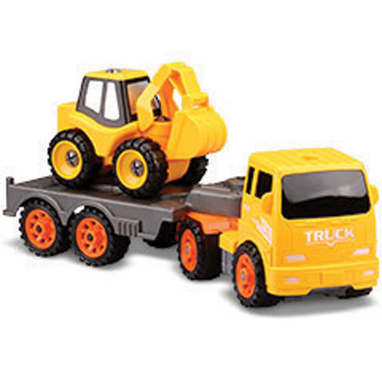 Take Apart Dump Truck and Trailer Set