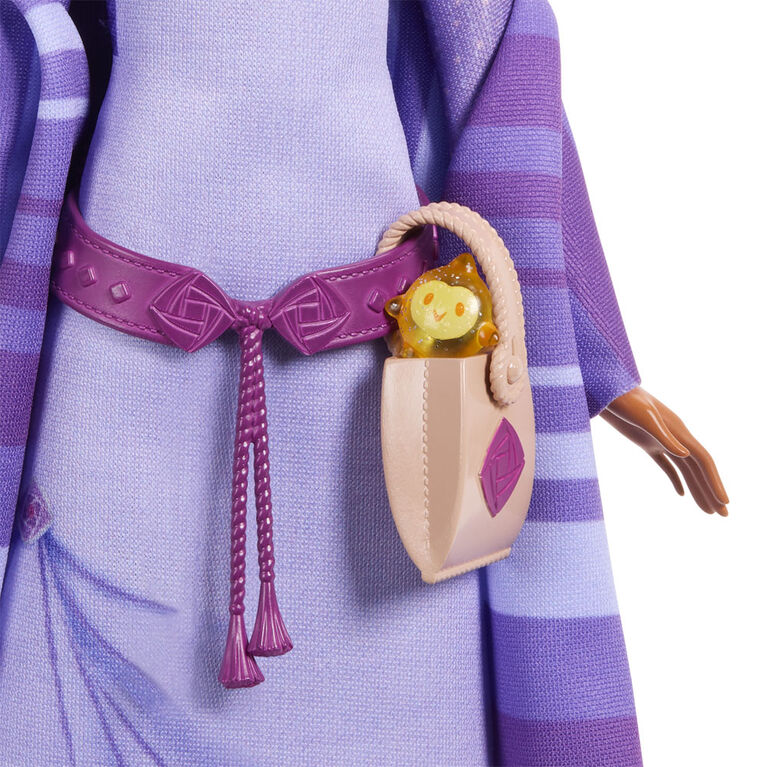 Disney -Wish -Coffret Aventure Asha du Royaume de Rosas, poupée artic.