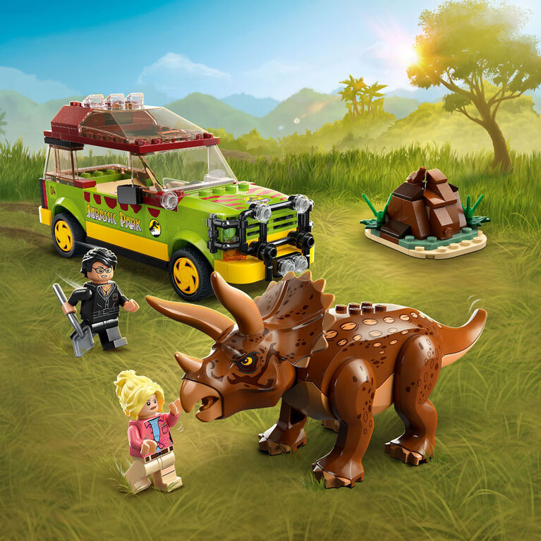 LEGO Jurassic Park La recherche sur les tricératops 76959 Ensemble de jeu de construction (281 pièces)