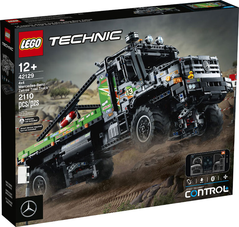 LEGO Technic Le camion d'essai 4x4 Mercedes-Benz Zetros 42129 (2110 pièces)