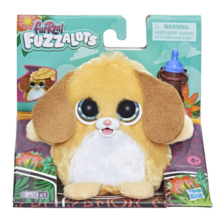 furReal Fuzzalots Puppy Color-Change Interactive Feeding Toy